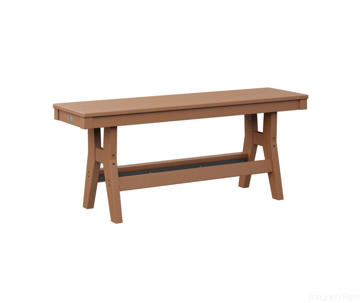 BGHB4418DC-Berlin Gardens-Harbor 44" Bench-Dining-Cedar BG-Pangaea Patio