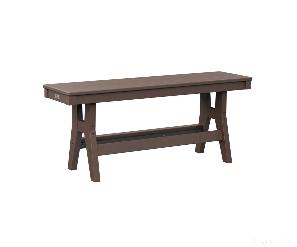 BGHB4418DCB-Berlin Gardens-Harbor 44" Bench-Dining-Chocolate Brown BG-Pangaea Patio