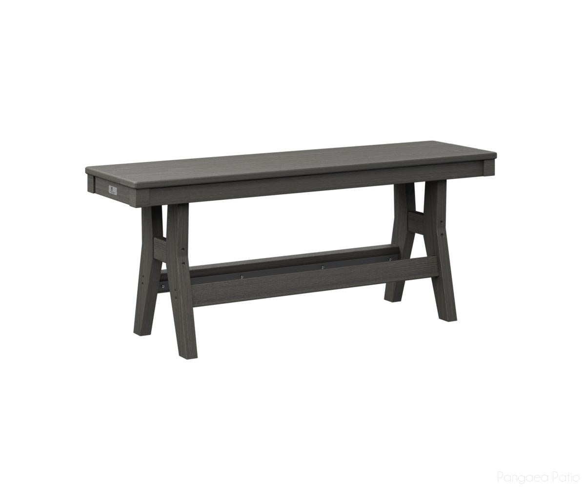 BGHB4418DCG-Berlin Gardens-Harbor 44" Bench-Dining-Coastal Gray BG-Pangaea Patio