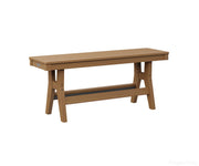 BGHB4418DNT-Berlin Gardens-Harbor 44" Bench-Dining-Natural Teak BG-Pangaea Patio