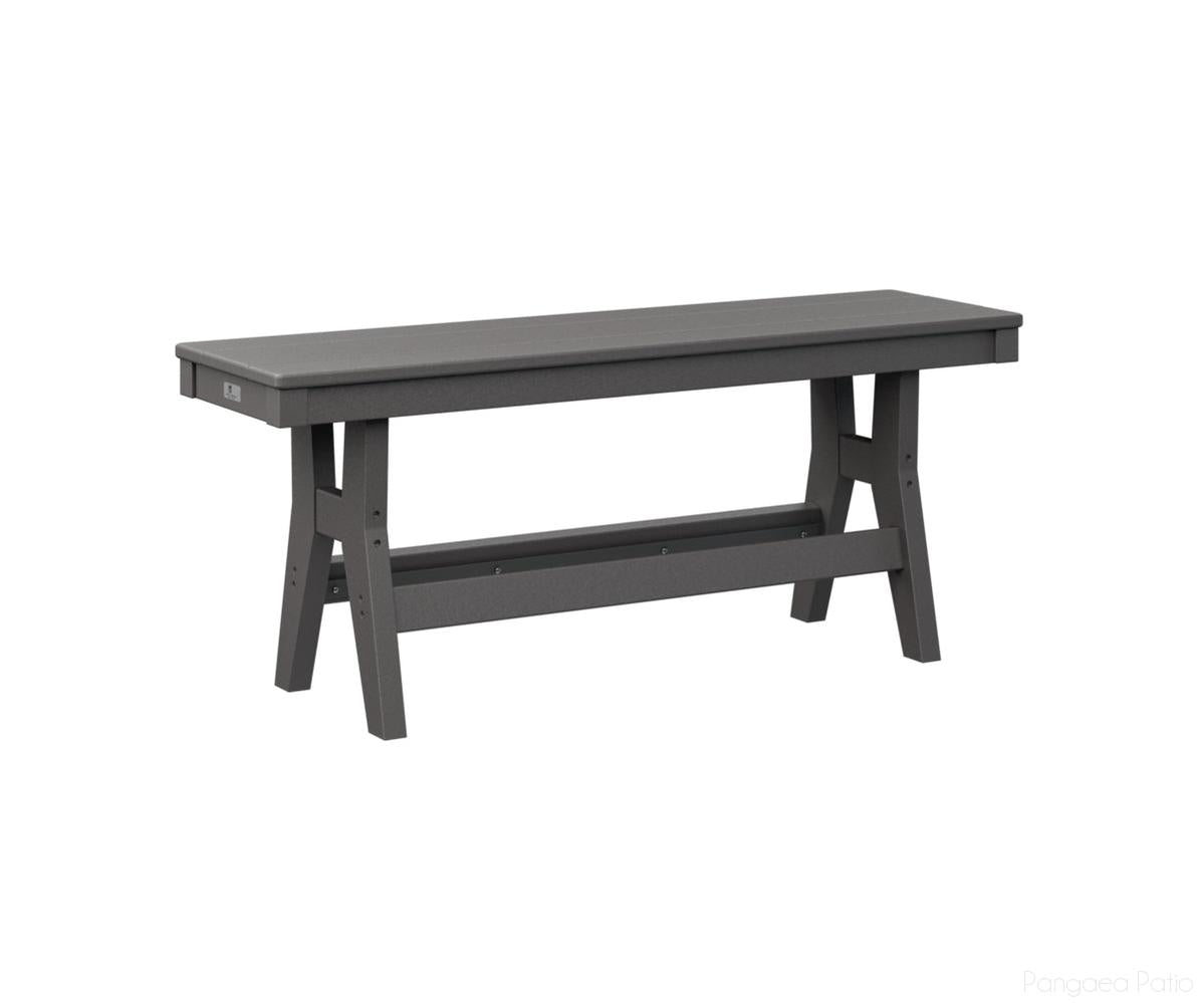 BGHB4418DSG-Berlin Gardens-Harbor 44" Bench-Dining-Smoke Gray BG-Pangaea Patio