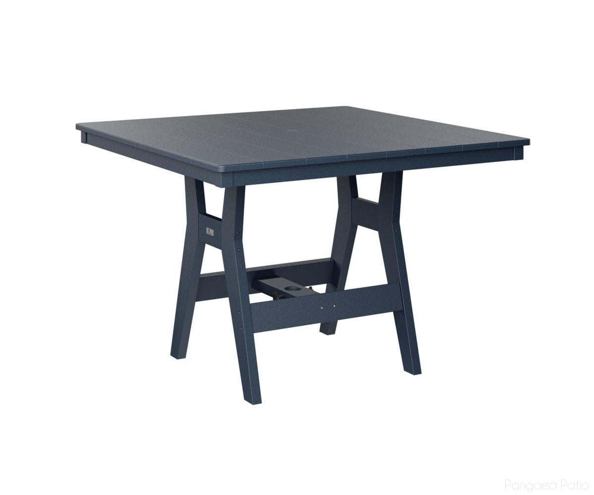 BGHST0044BNB-Berlin Gardens-Harbor 44" Square Table - Bar Height-Navy Blue BG-Pangaea Patio