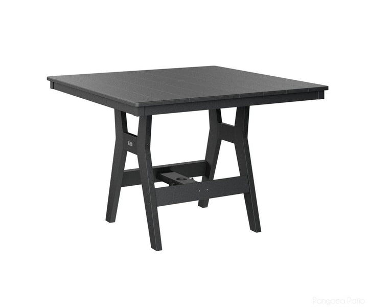BGHST0044CBK-Berlin Gardens-Harbor 44" Square Table - Counter Height-Black BG-Pangaea Patio