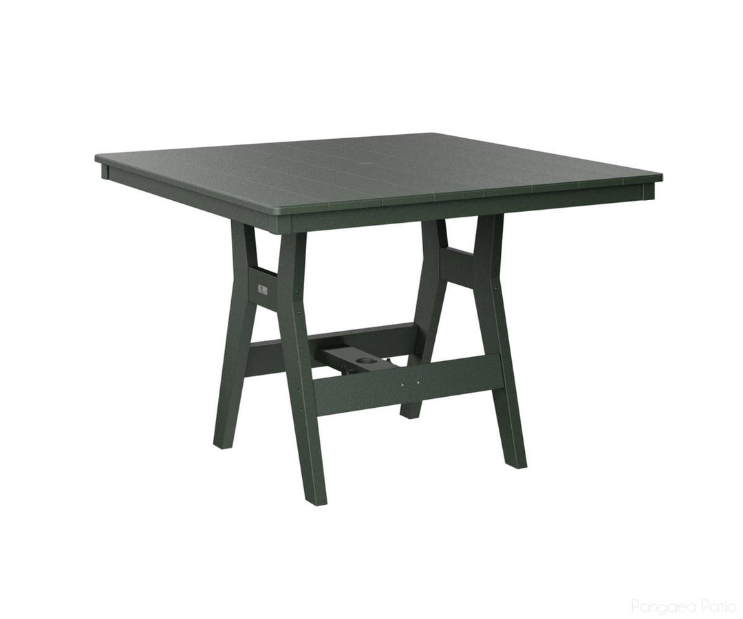 BGHST0044CGN-Berlin Gardens-Harbor 44" Square Table - Counter Height-Green BG-Pangaea Patio