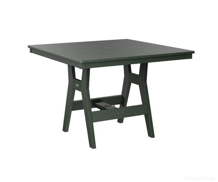 BGHST0044CGN-Berlin Gardens-Harbor 44" Square Table - Counter Height-Green BG-Pangaea Patio