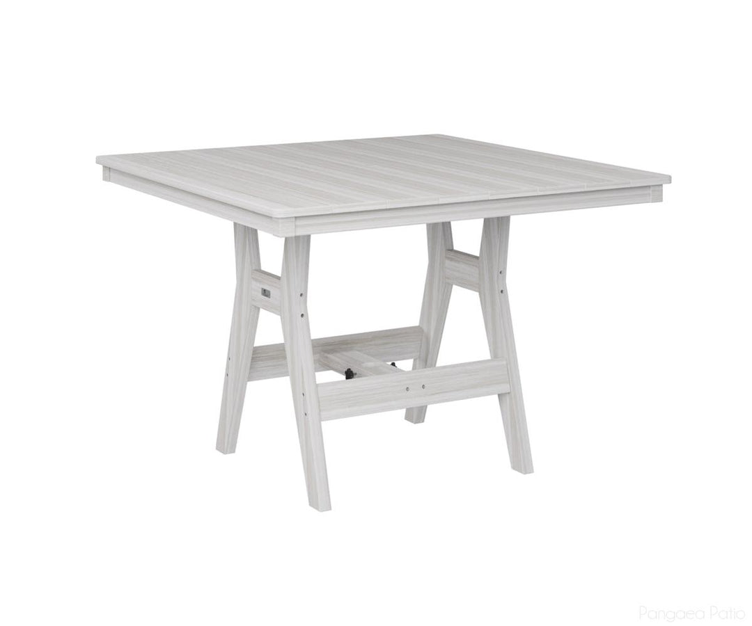 BGHST0044CSE-Berlin Gardens-Harbor 44" Square Table - Counter Height-Seashell BG-Pangaea Patio