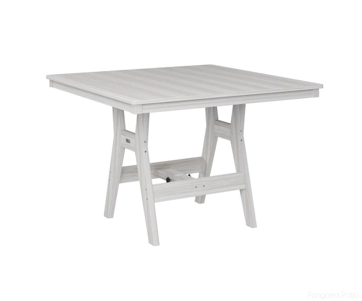 BGHST0044CSE-Berlin Gardens-Harbor 44" Square Table - Counter Height-Seashell BG-Pangaea Patio