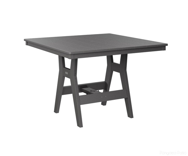 BGHST0044CSG-Berlin Gardens-Harbor 44" Square Table - Counter Height-Smoke Gray BG-Pangaea Patio
