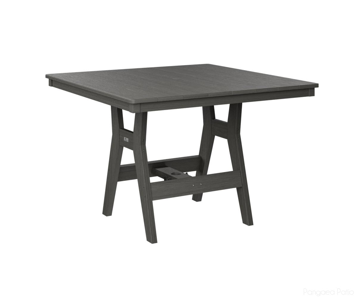BGHST0044DCG-Berlin Gardens-Harbor 44" Square Table - Dining Height-Coastal Gray BG-Pangaea Patio