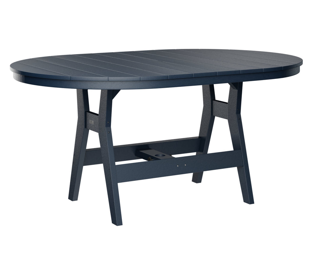 BGHOT4464DNB-Berlin Gardens-Harbor 44" x 64" Oblong Dining Table-Pangaea Patio