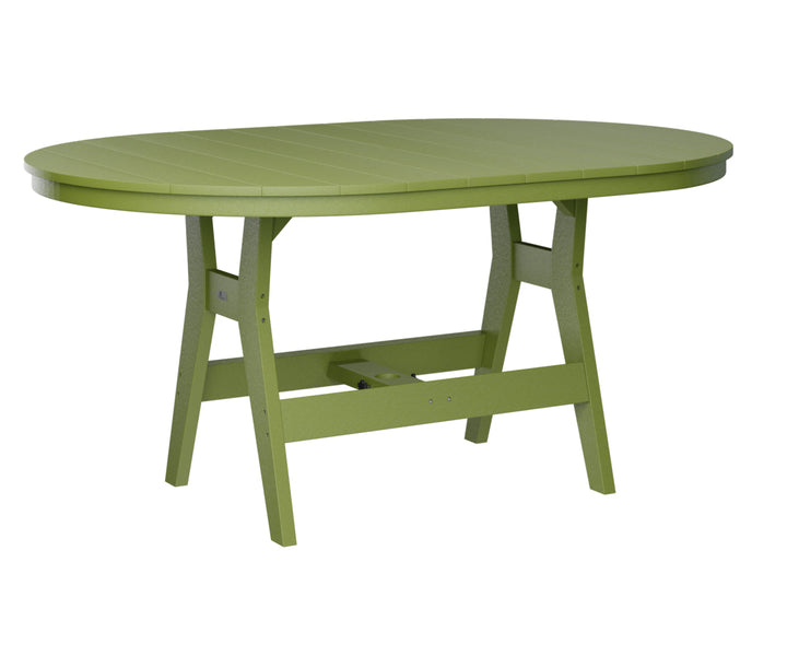 BGHOT4464DKG-Berlin Gardens-Harbor 44" x 64" Oblong Dining Table-Pangaea Patio