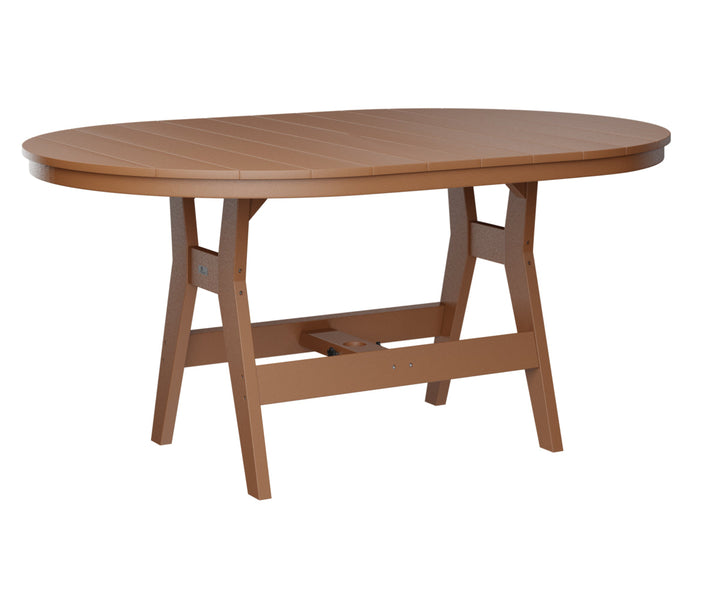 BGHOT4464DC-Berlin Gardens-Harbor 44" x 64" Oblong Dining Table-Pangaea Patio