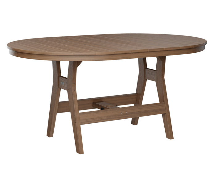 BGHOT4464DAM-Berlin Gardens-Harbor 44" x 64" Oblong Dining Table-Pangaea Patio