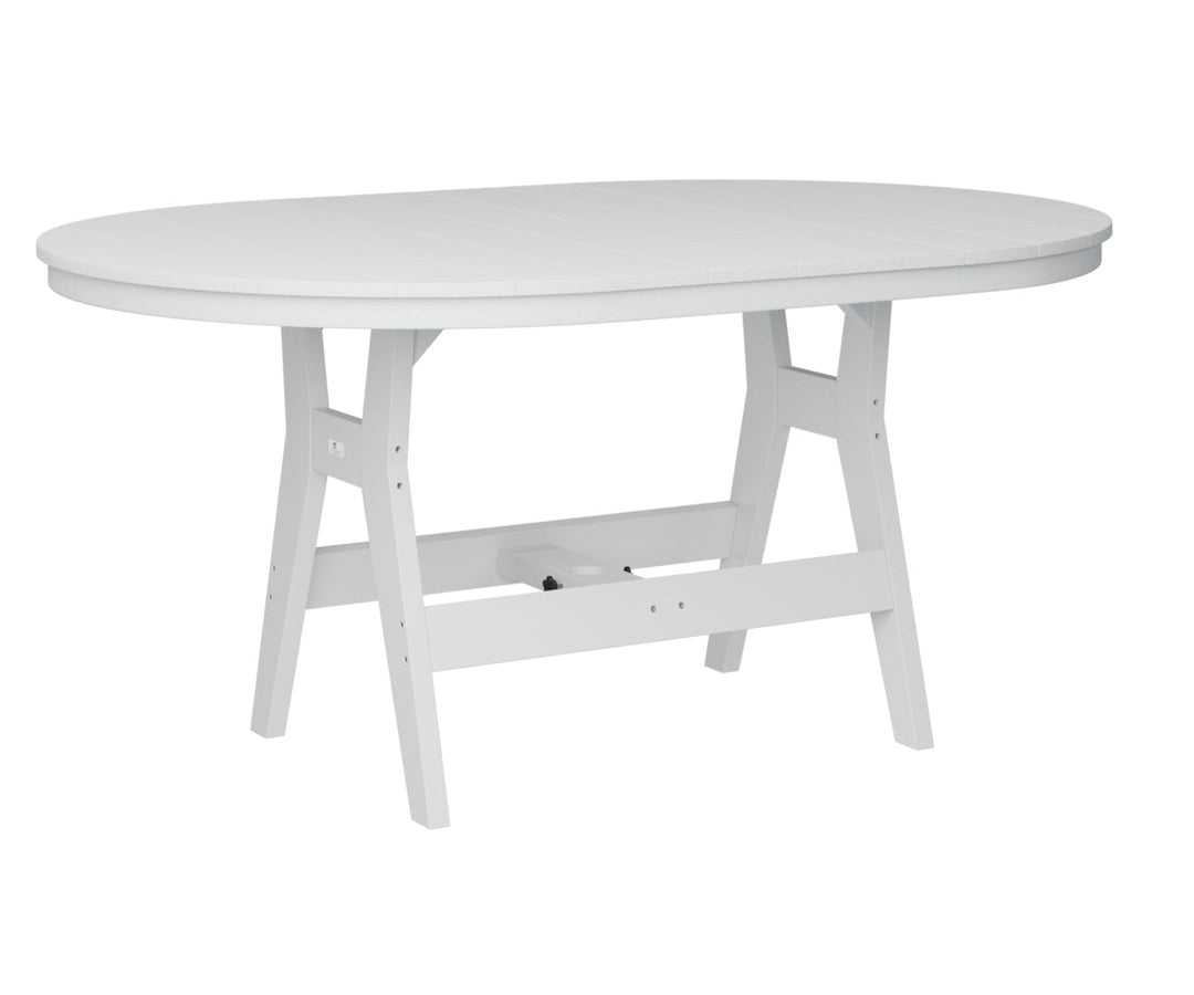 BGHOT4464DW-Berlin Gardens-Harbor 44" x 64" Oblong Dining Table-Pangaea Patio