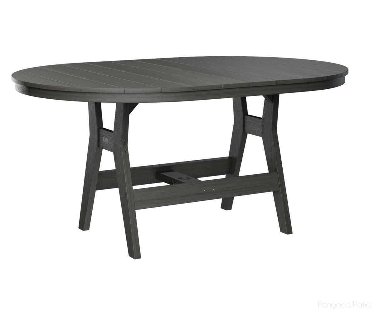 BGHOT4464BCG-Berlin Gardens-Harbor 44" x 64" Oblong Table - Bar Height-Coastal Gray BG-Pangaea Patio