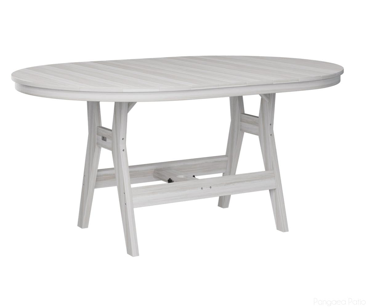 BGHOT4464BSE-Berlin Gardens-Harbor 44" x 64" Oblong Table - Bar Height-Seashell BG-Pangaea Patio