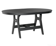 BGHOT4464CBK-Berlin Gardens-Harbor 44" x 64" Oblong Table - Counter Height-Black BG-Pangaea Patio