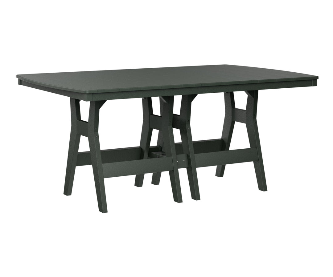 BGHRT4472DG-Berlin Gardens-Harbor 44" x 72" Rectangular Dining Table-Pangaea Patio