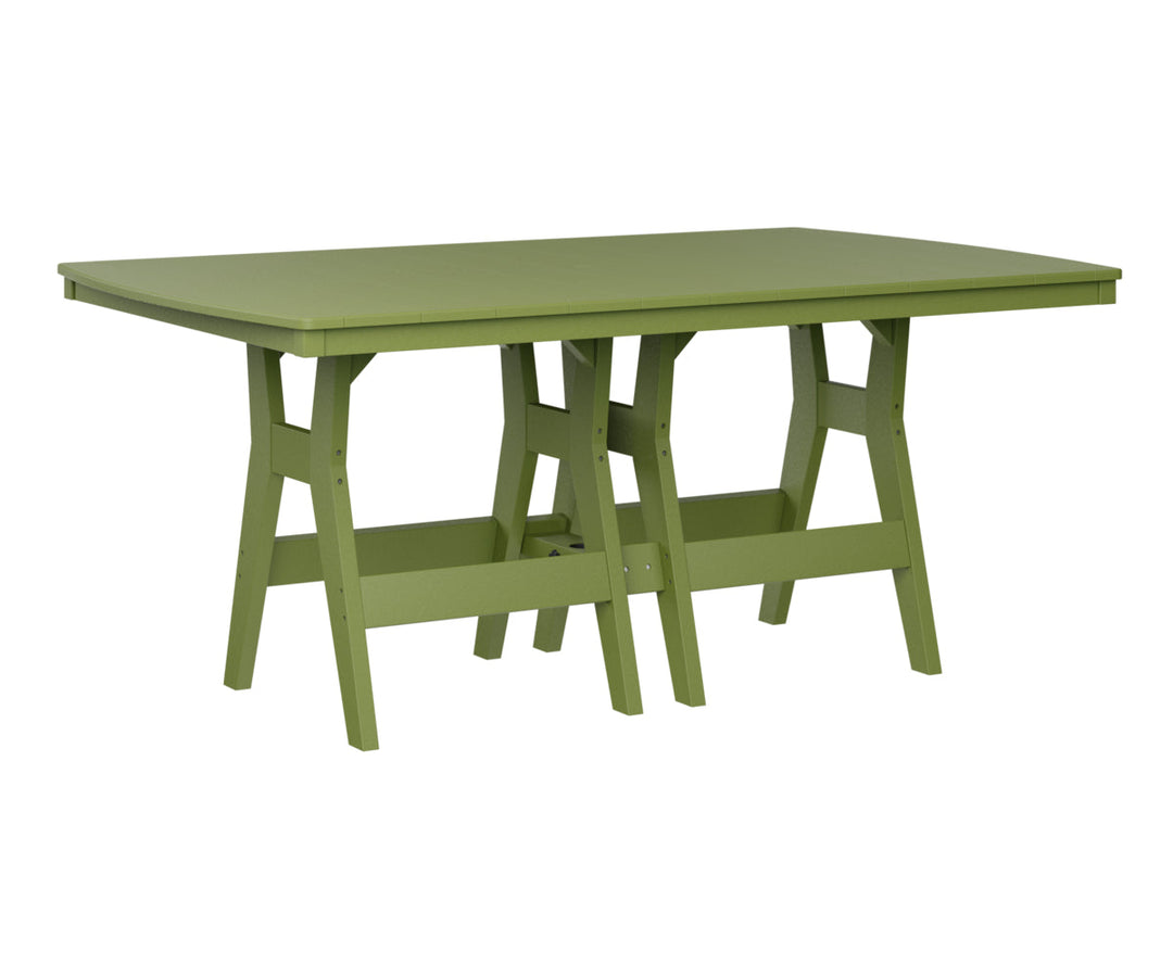 BGHRT4472DKG-Berlin Gardens-Harbor 44" x 72" Rectangular Dining Table-Pangaea Patio