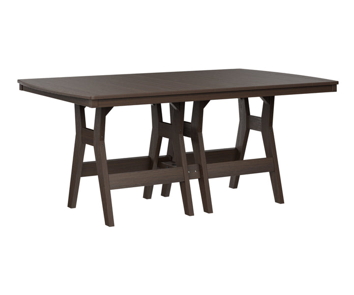 BGHRT4472DBW-Berlin Gardens-Harbor 44" x 72" Rectangular Dining Table-Pangaea Patio