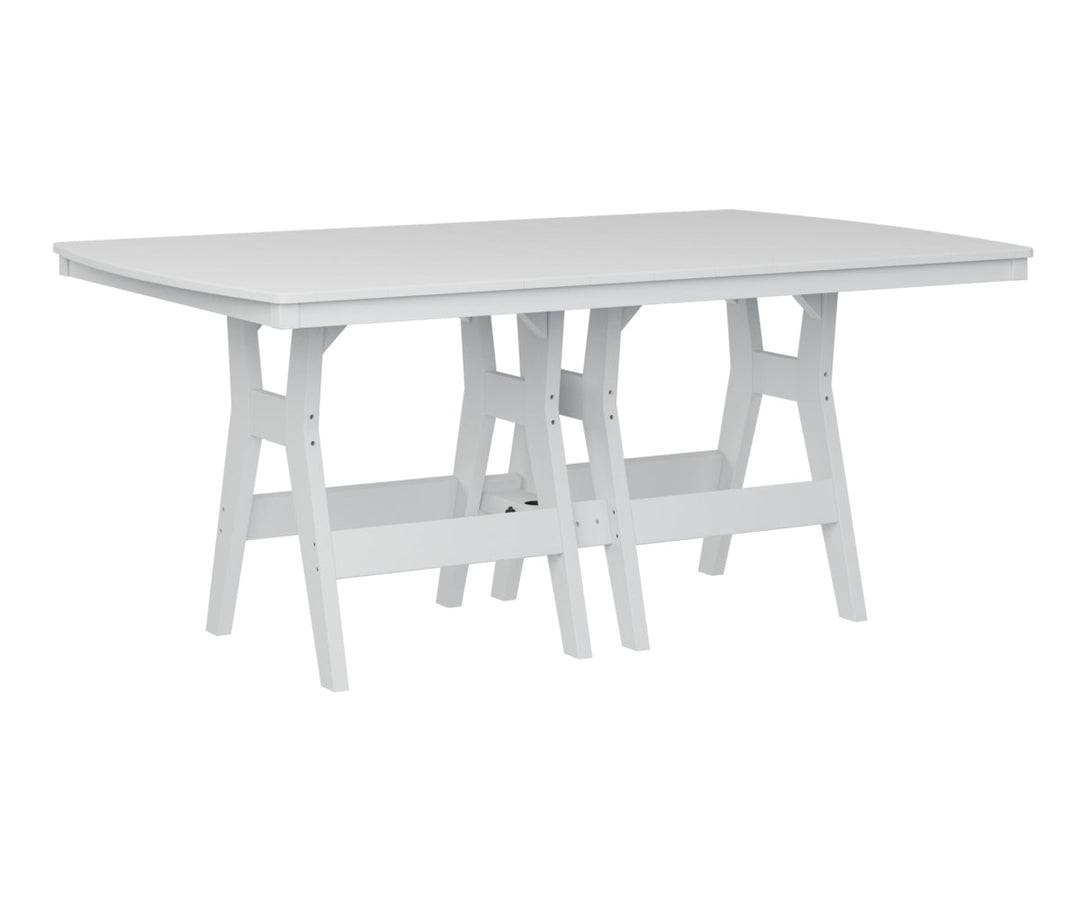 BGHRT4472DW-Berlin Gardens-Harbor 44" x 72" Rectangular Dining Table-Pangaea Patio