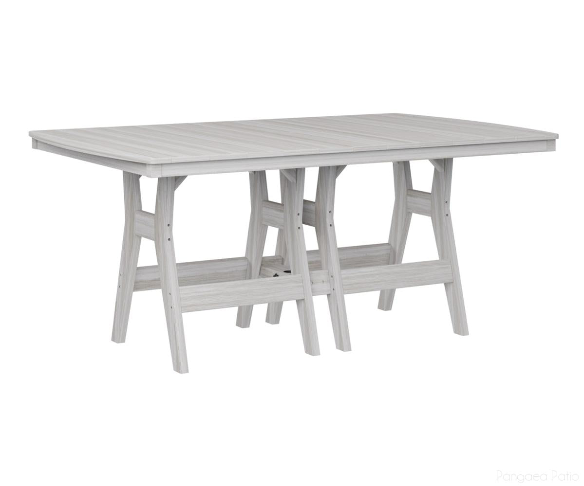 BGHRT4472BSE-Berlin Gardens-Harbor 44" x 72" Rectangular Table - Bar Height-Seashell BG-Pangaea Patio