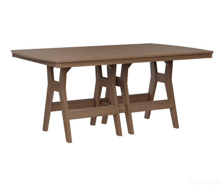 BGHRT4472CAM-Berlin Gardens-Harbor 44" x 72" Rectangular Table - Counter Height-Antique Mahogany BG-Pangaea Patio