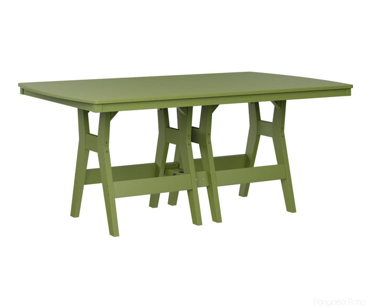 BGHRT4472CKG-Berlin Gardens-Harbor 44" x 72" Rectangular Table - Counter Height-Kiwi Green BG-Pangaea Patio