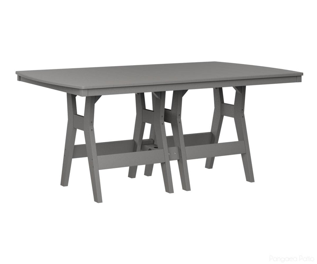 BGHRT4472CLG-Berlin Gardens-Harbor 44" x 72" Rectangular Table - Counter Height-Light Gray BG-Pangaea Patio
