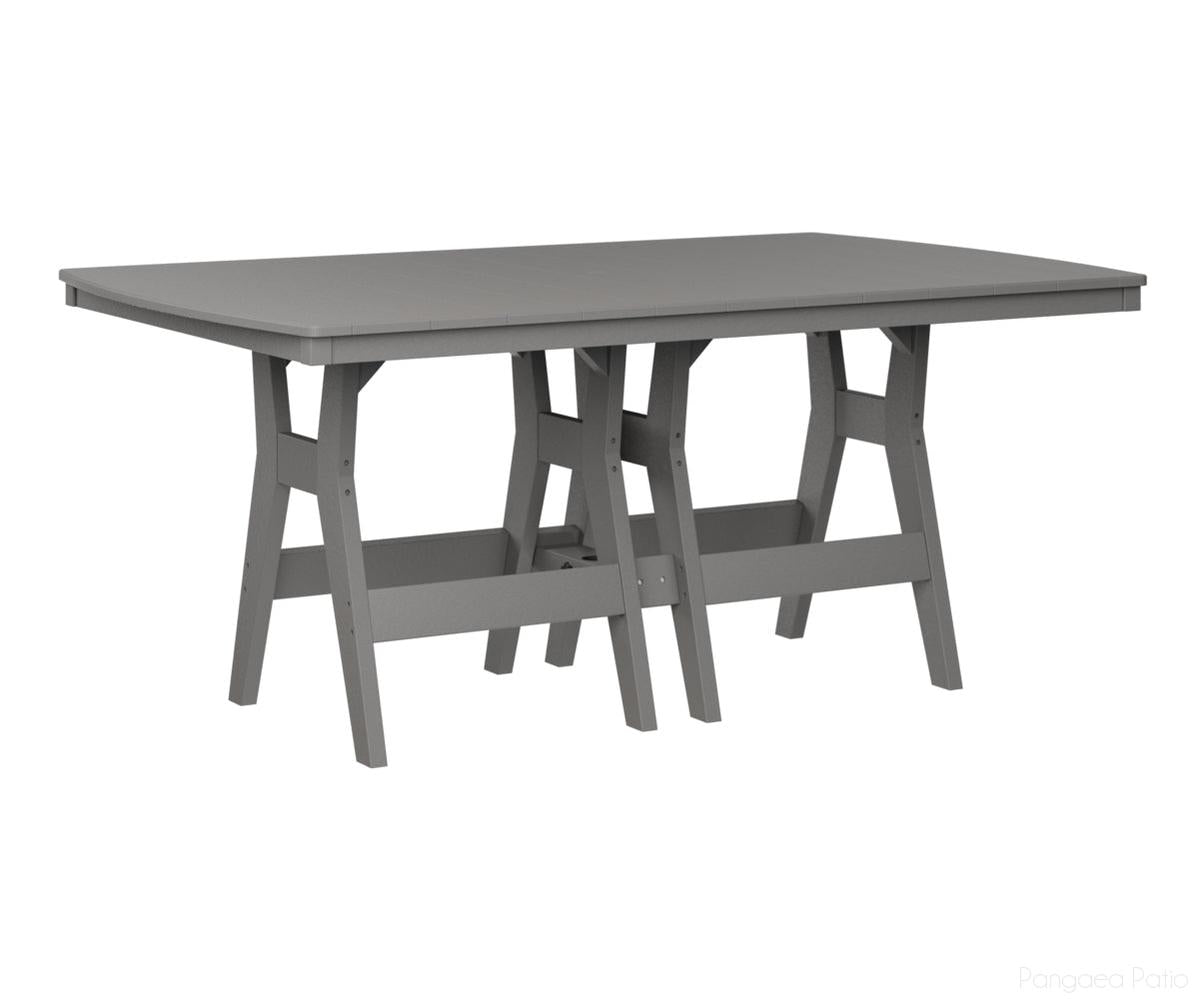 BGHRT4472CLG-Berlin Gardens-Harbor 44" x 72" Rectangular Table - Counter Height-Light Gray BG-Pangaea Patio