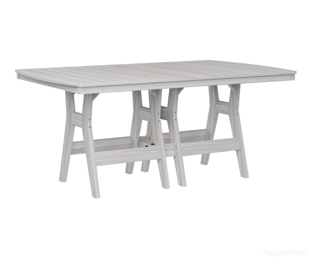 BGHRT4472CSE-Berlin Gardens-Harbor 44" x 72" Rectangular Table - Counter Height-Seashell BG-Pangaea Patio