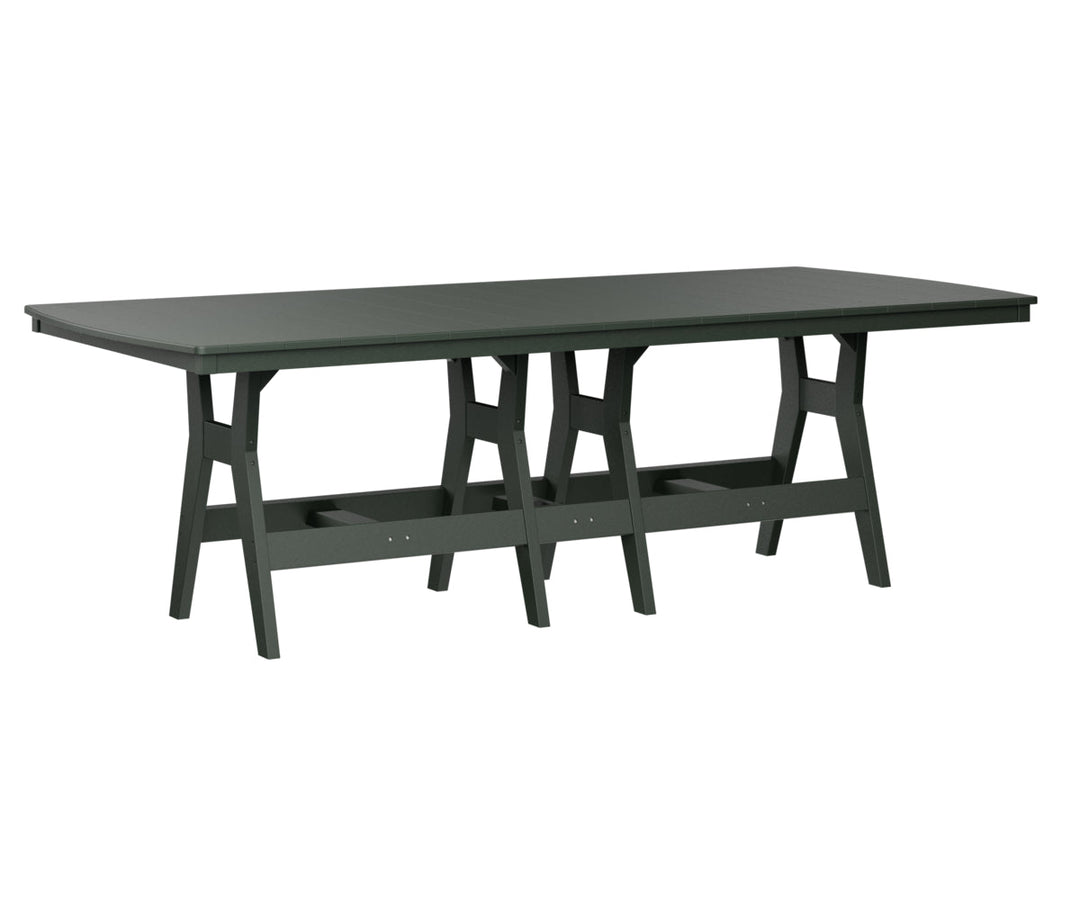 BGHRT4496DG-Berlin Gardens-Harbor 44" x 96" Rectangular Dining Table-Pangaea Patio