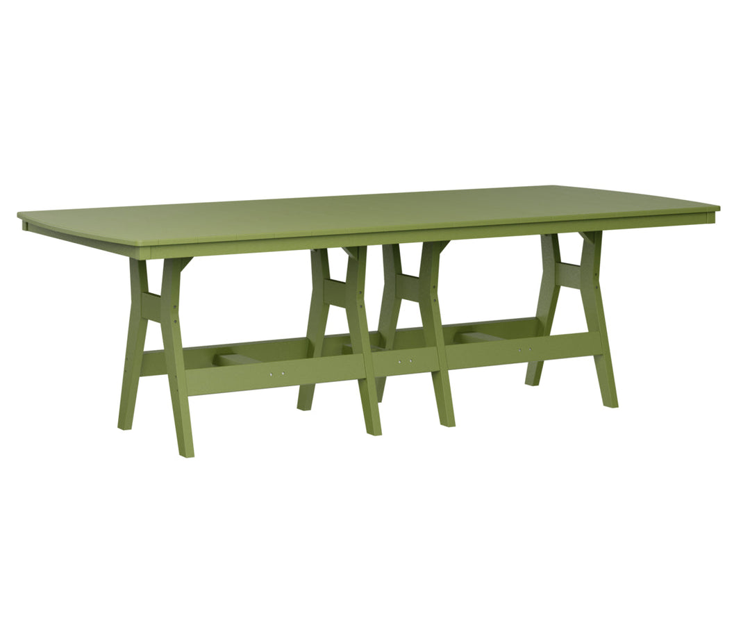 BGHRT4496DKG-Berlin Gardens-Harbor 44" x 96" Rectangular Dining Table-Pangaea Patio