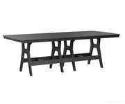 BGHRT4496CBK-Berlin Gardens-Harbor 44" x 96" Rectangular Table - Counter Height-Black BG-Pangaea Patio