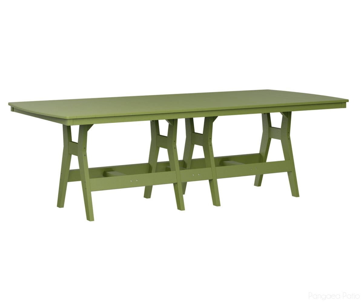 BGHRT4496CKG-Berlin Gardens-Harbor 44" x 96" Rectangular Table - Counter Height-Kiwi Green BG-Pangaea Patio