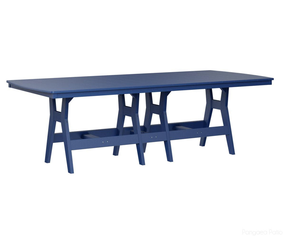 BGHRT4496CPB-Berlin Gardens-Harbor 44" x 96" Rectangular Table - Counter Height-Pacific Blue BG-Pangaea Patio