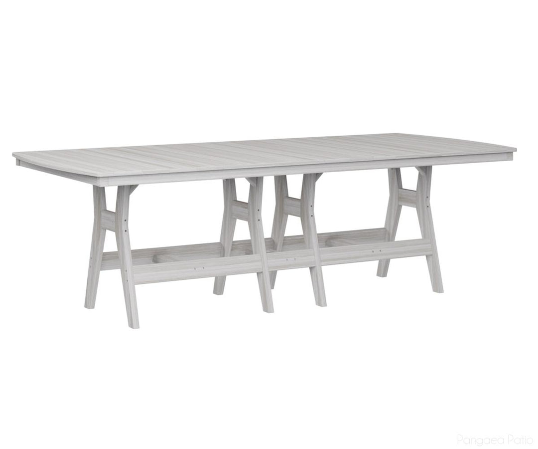 BGHRT4496CSE-Berlin Gardens-Harbor 44" x 96" Rectangular Table - Counter Height-Seashell BG-Pangaea Patio
