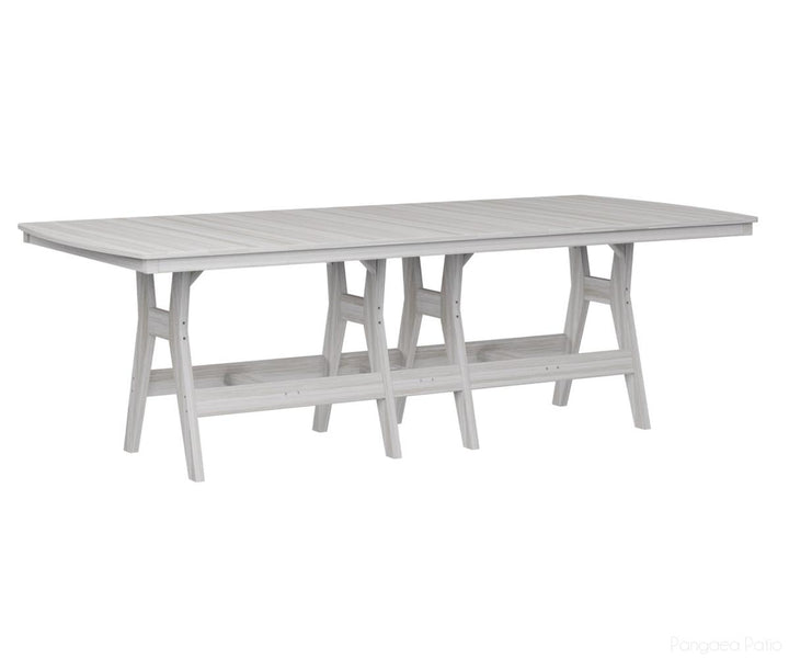 BGHRT4496CSE-Berlin Gardens-Harbor 44" x 96" Rectangular Table - Counter Height-Seashell BG-Pangaea Patio