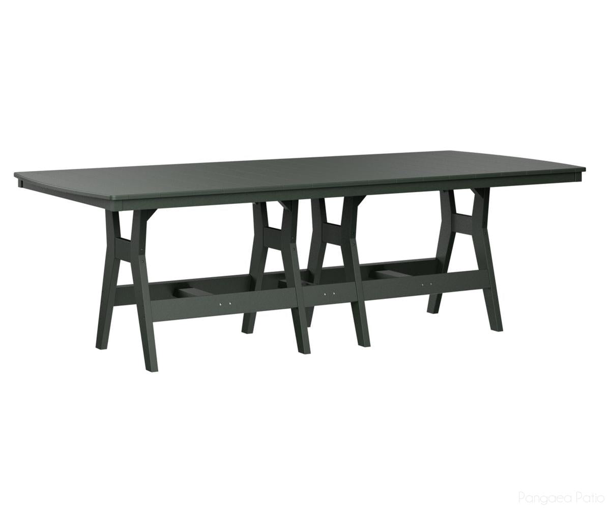 BGHRT4496DGN-Berlin Gardens-Harbor 44" x 96" Rectangular Table - Dining Height-Green BG-Pangaea Patio