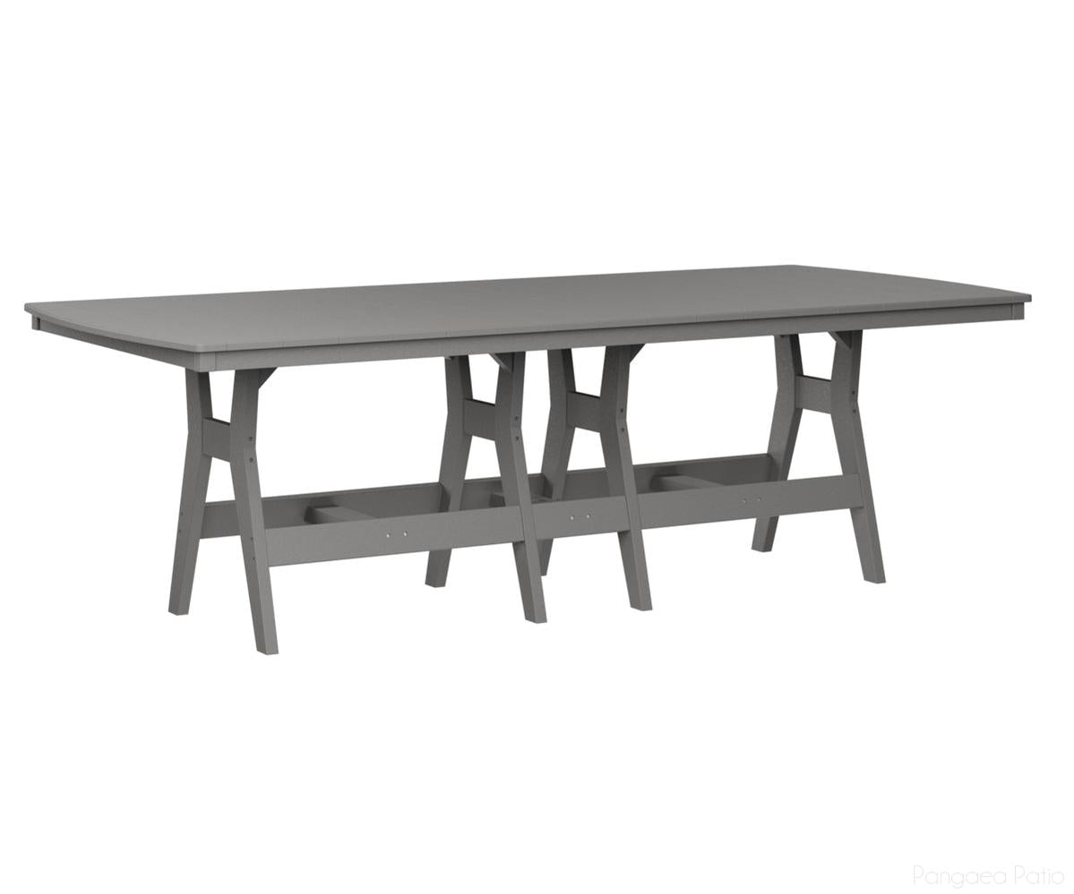 BGHRT4496DLG-Berlin Gardens-Harbor 44" x 96" Rectangular Table - Dining Height-Light Gray BG-Pangaea Patio