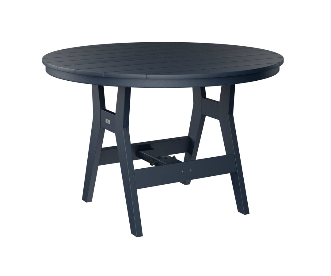 BGHRT0048DNB-Berlin Gardens-Harbor 48" Round Dining Table-Pangaea Patio