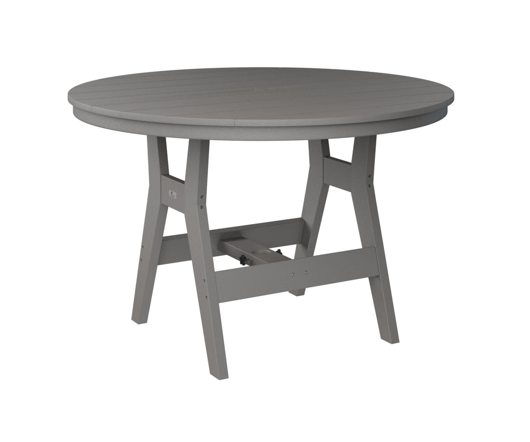 BGHRT0048DLG-Berlin Gardens-Harbor 48" Round Dining Table-Pangaea Patio