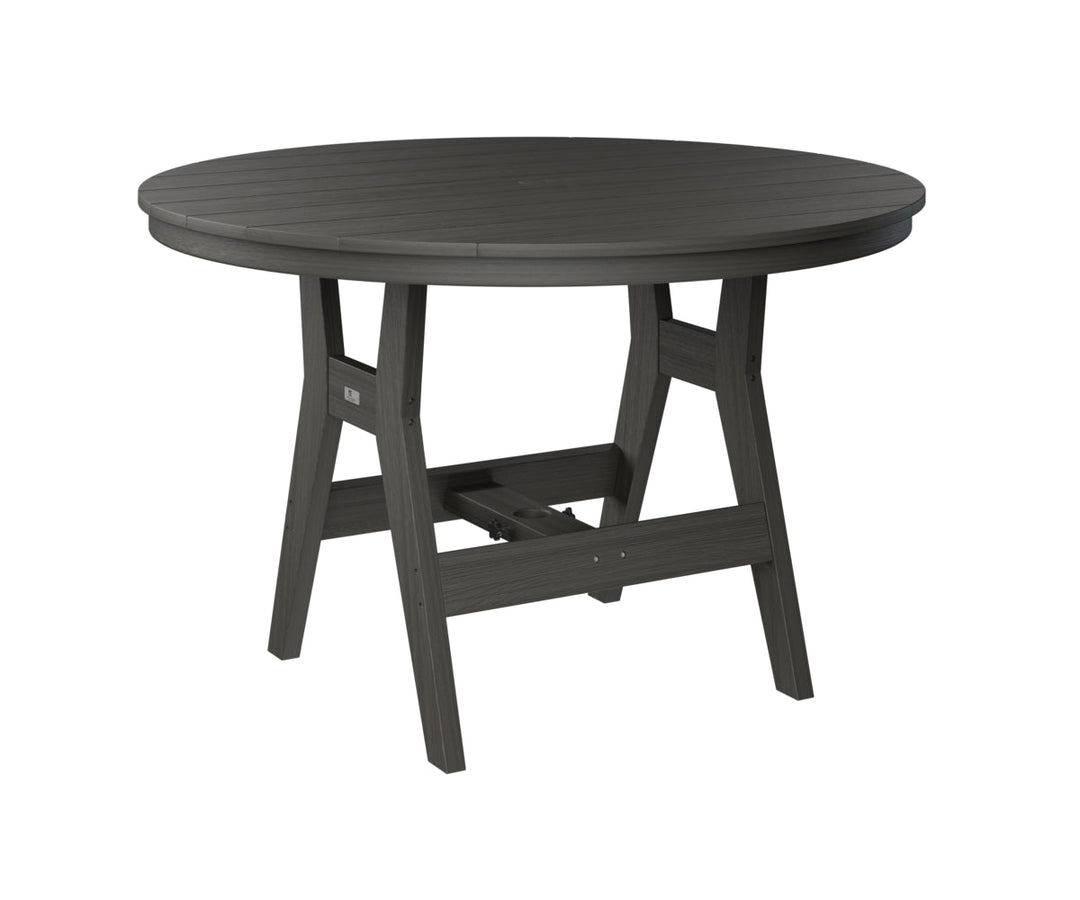 BGHRT0048DCG-Berlin Gardens-Harbor 48" Round Dining Table-Pangaea Patio