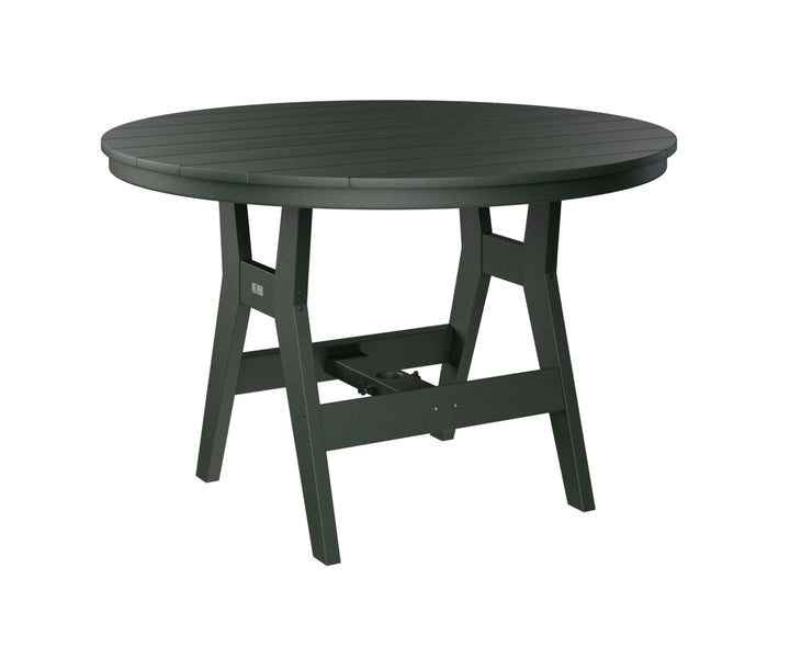 BGHRT0048DG-Berlin Gardens-Harbor 48" Round Dining Table-Pangaea Patio