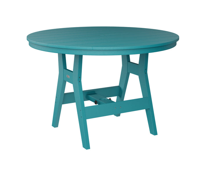 BGHRT0048DAB-Berlin Gardens-Harbor 48" Round Dining Table-Pangaea Patio