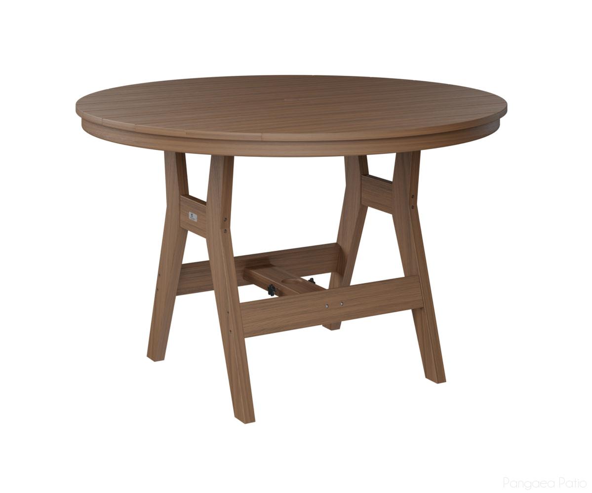 BGHRT0048BAM-Berlin Gardens-Harbor 48" Round Table - Bar Height-Antique Mahogany BG-Pangaea Patio
