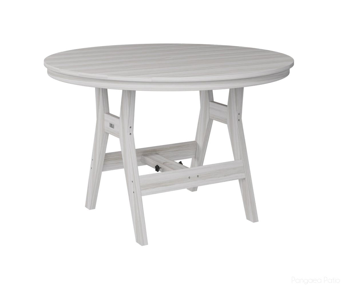 BGHRT0048BSE-Berlin Gardens-Harbor 48" Round Table - Bar Height-Seashell BG-Pangaea Patio