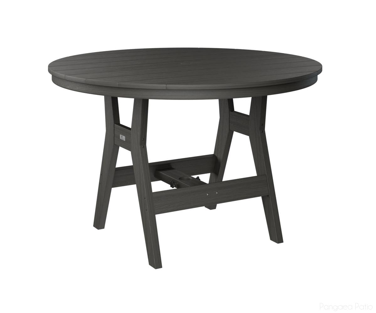 BGHRT0048CCG-Berlin Gardens-Harbor 48" Round Table - Counter Height-Coastal Gray BG-Pangaea Patio