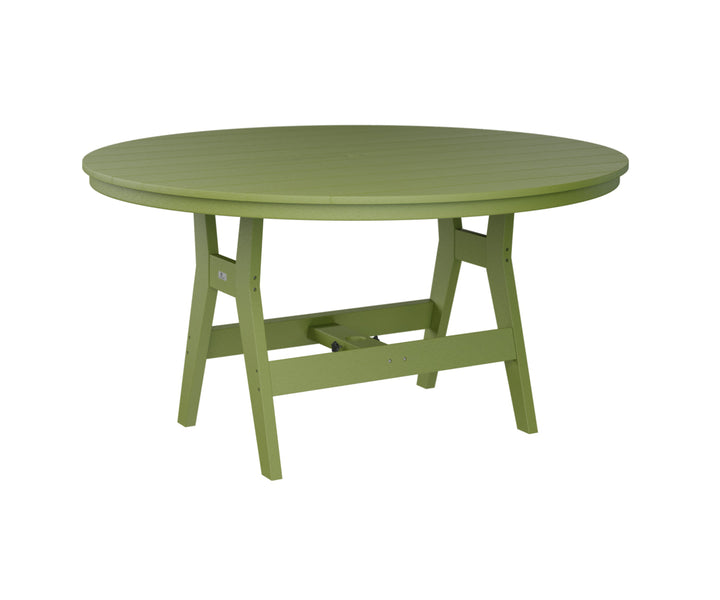 BGHRT0060DKG-Berlin Gardens-Harbor 60" Round Dining Table-Pangaea Patio