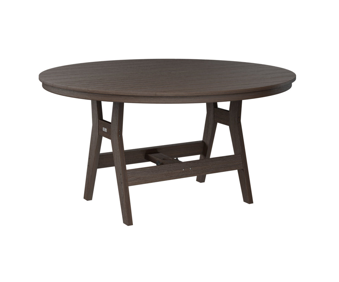 BGHRT0060DBW-Berlin Gardens-Harbor 60" Round Dining Table-Pangaea Patio